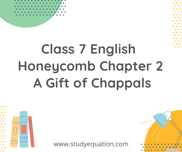 NCERT Solutions For Class 7 English Honeycomb Chapter 2 A Gift Of Chappals Summary