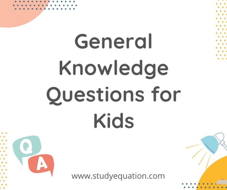 General Knowledge Questions for Kids