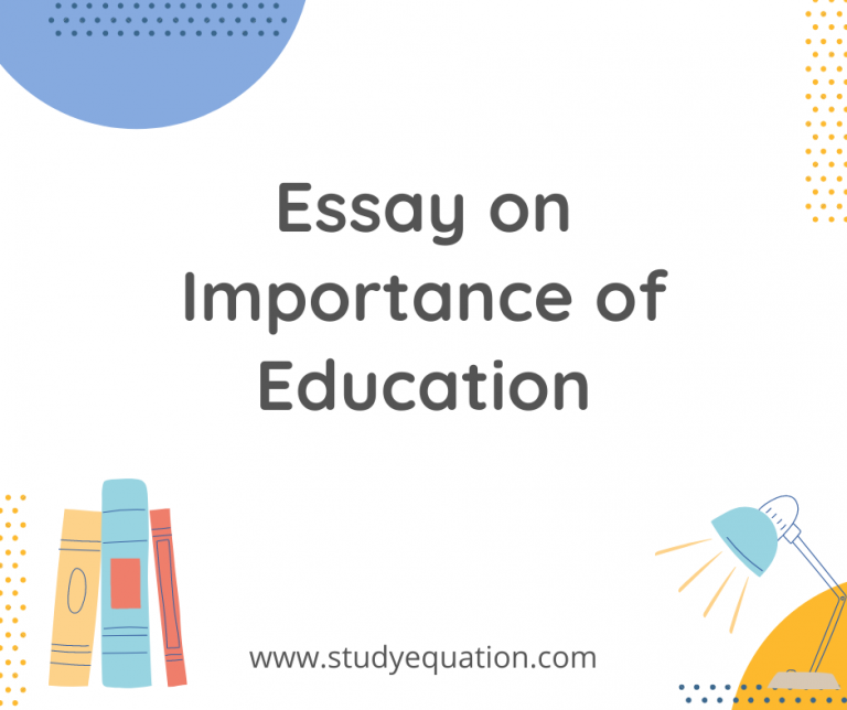 Essay on Importance of Education