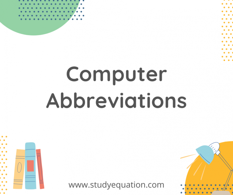 Computer Abbreviations