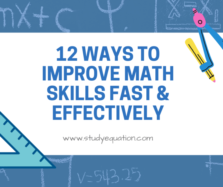 12 Ways to Improve Math Skills Fast & Effectively