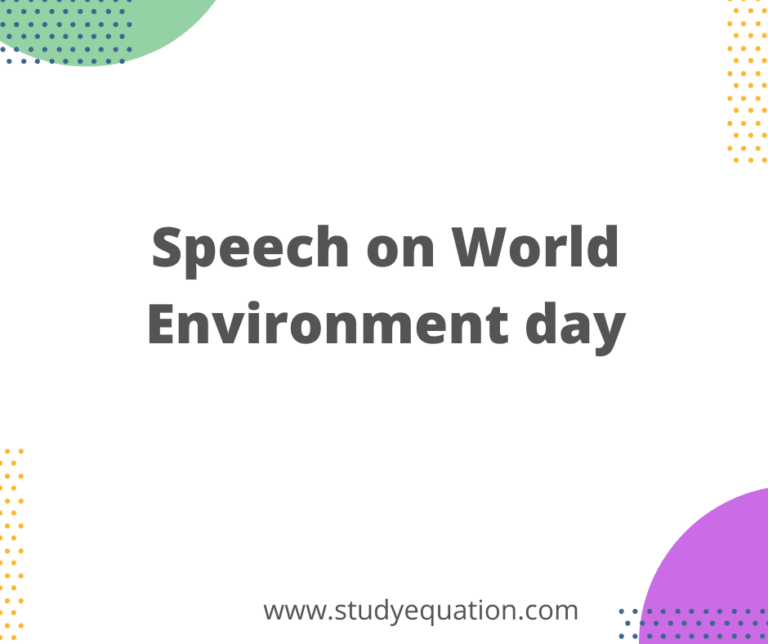 Speech on World Environment day In 100,150,200 Words For 1 minute