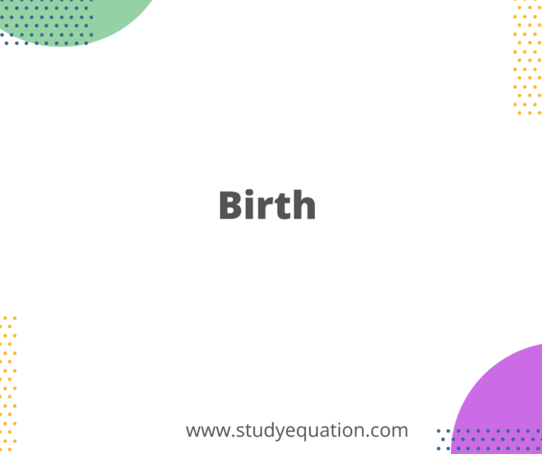 Birth Class 11 Summary