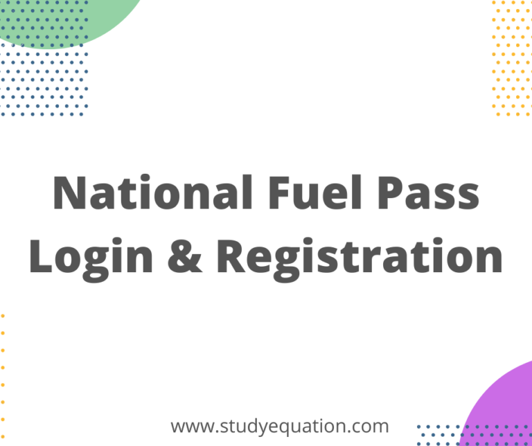 National Fuel Pass Login & Registration 2022, Qr code registration petrol station Easy Steps