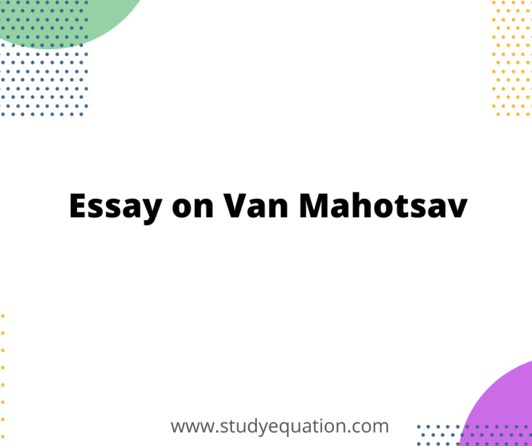 Essay on Van Mahotsav in English